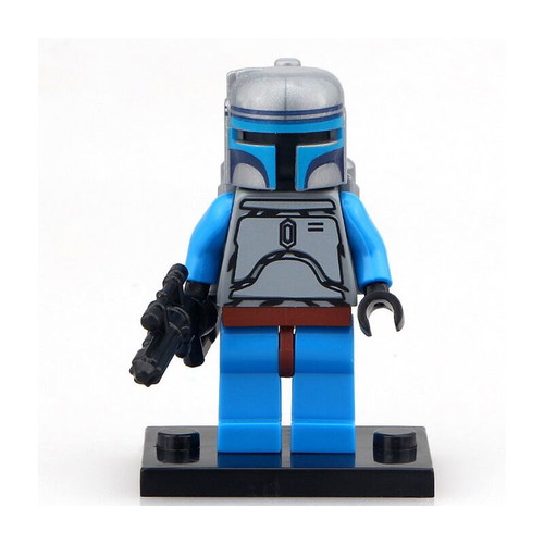 Jango Fett Old Edition Lepin figure new with stand and pistol