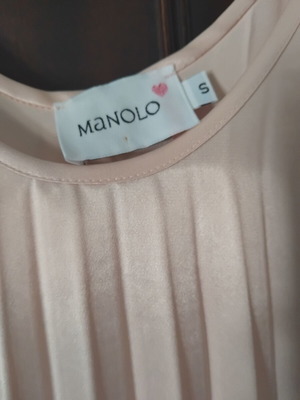 Manolo πλισέ σατενιζέ φόρεμα σαν καινούργιο, πολύχρωμο