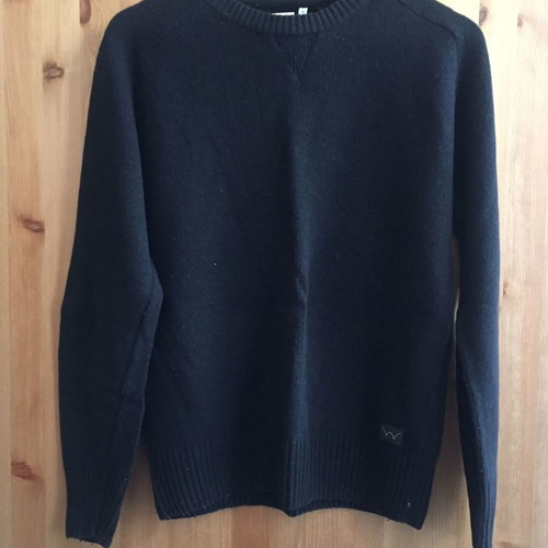 Edwin knitted sweater used, size Small, black