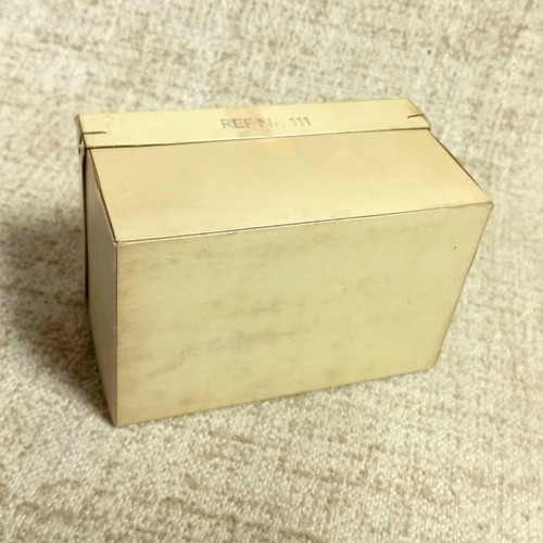 Imco Triplex Gas Type G11 empty paper box used, vintage