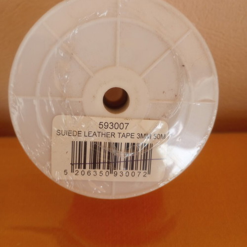 Suede Cord Ribbon Set 4 Pieces 50m New