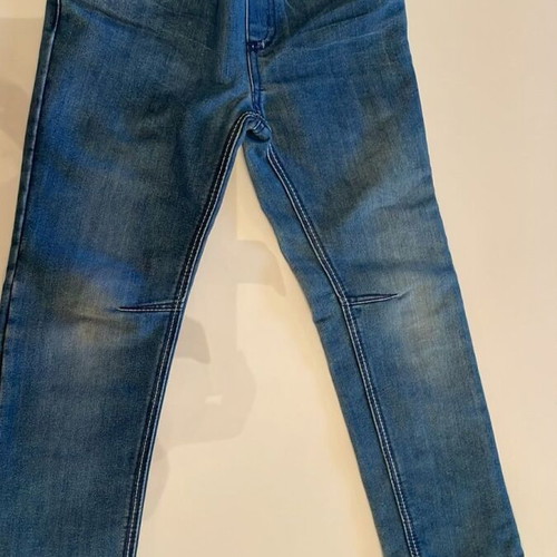 Orchestra denim pants with elastic waist, size 7 years