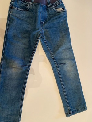 Orchestra denim pants with elastic waist, size 7 years