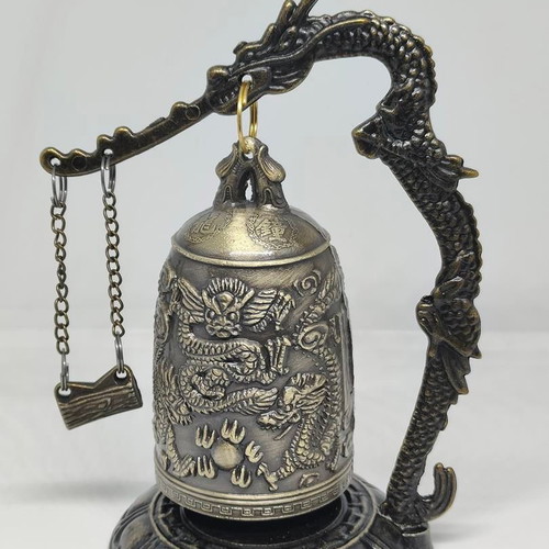 Feng Shui Chakra Dragon Bell bronze, like new