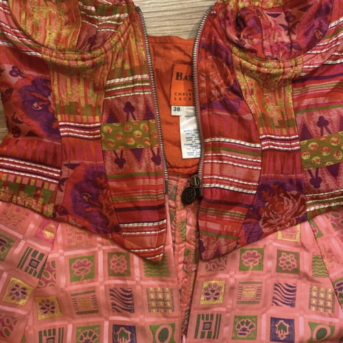 Christian Lacroix Bazar corset-style dress 90s archival