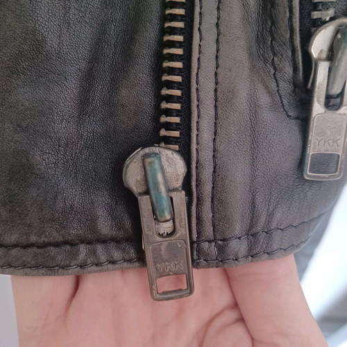 Vintage leather jacket Gestuz used, size M