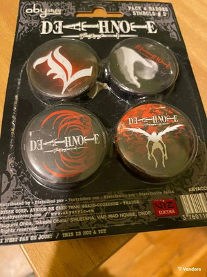 Death Note badges set of 4, like new
