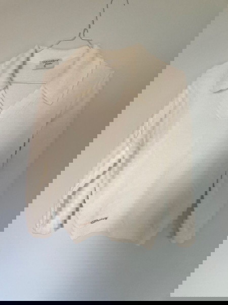 Combos knitwear λευκή μπλούζα