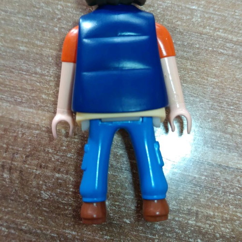 Playmobil figure with vest like new