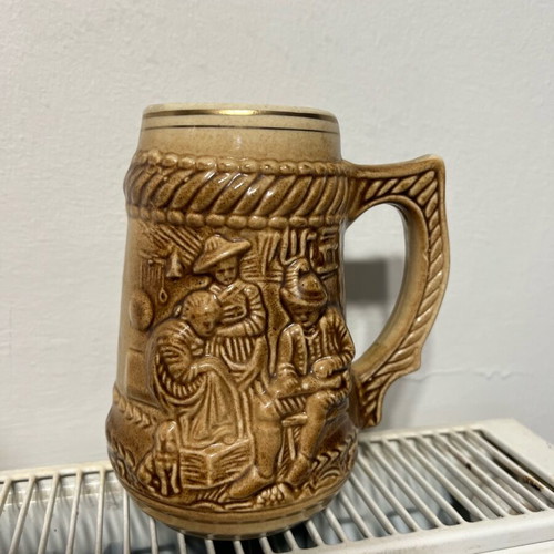 Decorative carved mug PSP Pedreira 800ml like new