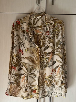H&M printed shirt, multicolour, size L