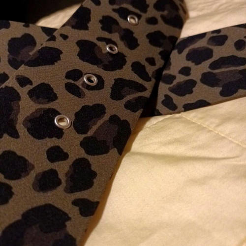 Zara wide leopard print belt like new