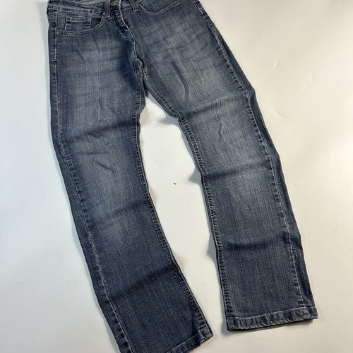 Vintage Y2K Blue Motion Flared Jeans size 38, grey