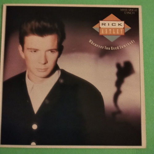 Rick Astley Whenever You Need Somebody vinyl