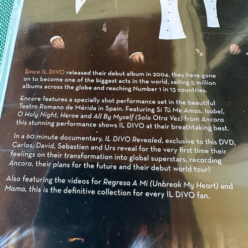 Il Divo Encore DVD like new