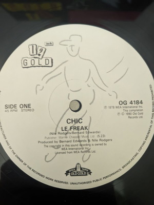 Chic Le Freak / Dance, Dance, Dance vinyl used, R&B / Soul