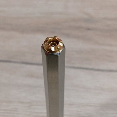 Stainless Steel Pen with Brass Like New