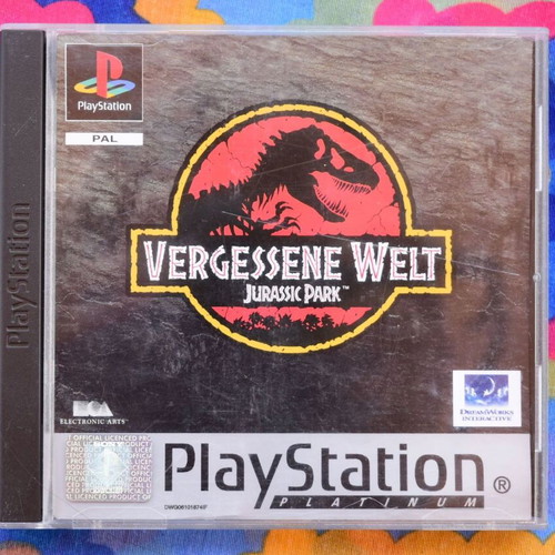 The Lost World: Jurassic Park PS1 game used, action adventure