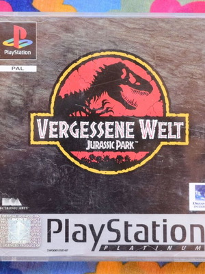 The Lost World: Jurassic Park PS1 game used, action adventure