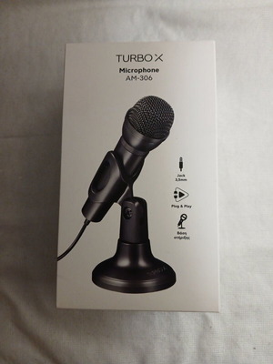 Turbo X Microphone AM-306 with stand new wired