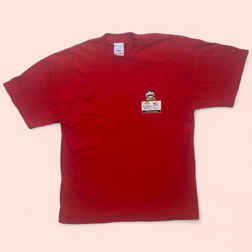 Pringles Euro 2000 men's vintage red T-shirt Screen Stars size XL like new