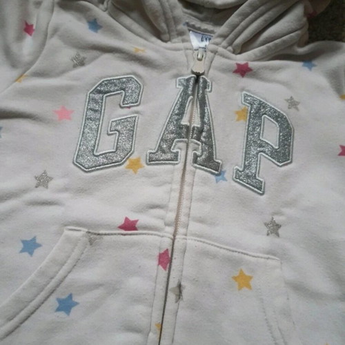GAP jacket like new, for 2 years old, white multicolor
