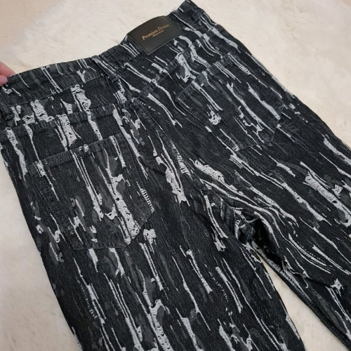 Flared jeans like new with various colors, elastic fit