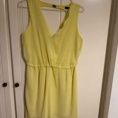 Zara cocktail dress like new, yellow