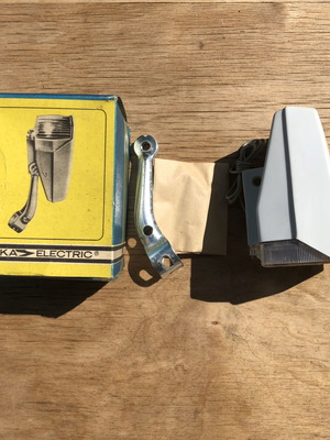 Vintage FER Front Bicycle Headlight 6V-2.4W with Mount Made in Germany new