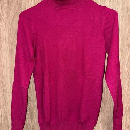 Esmara pink turtleneck sweater used XS soft