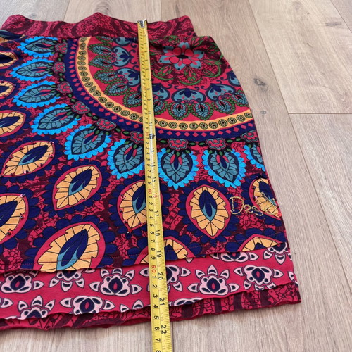 Desigual vintage Y2K abstract skirt women's colorful mandala size S like new