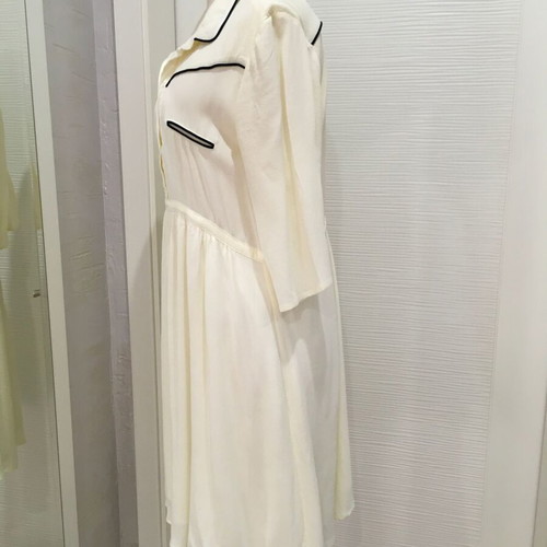 Ba&Sh cream-colored viscose dress M like new