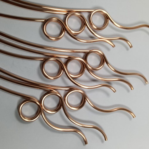 Copper Spiral Antennas for Electroculture Pack of 9 New