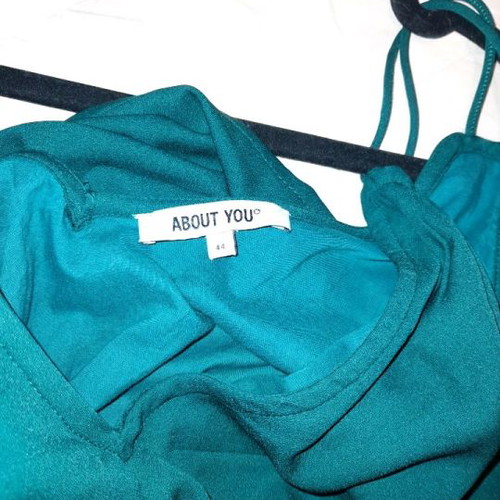 About You dress emerald color like new, size 44