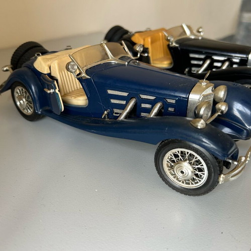 Mercedes antique model cars Burago 1/18 used, very old, rare