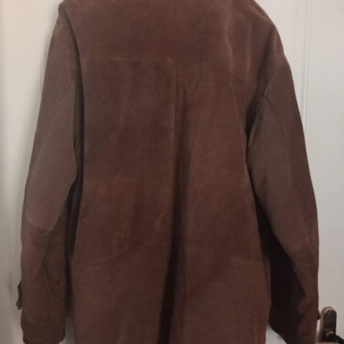 Shacket suede men's jacket like new, brown, size M