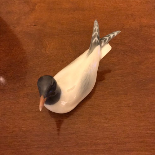 Original Copenhagen porcelain decorative bird used