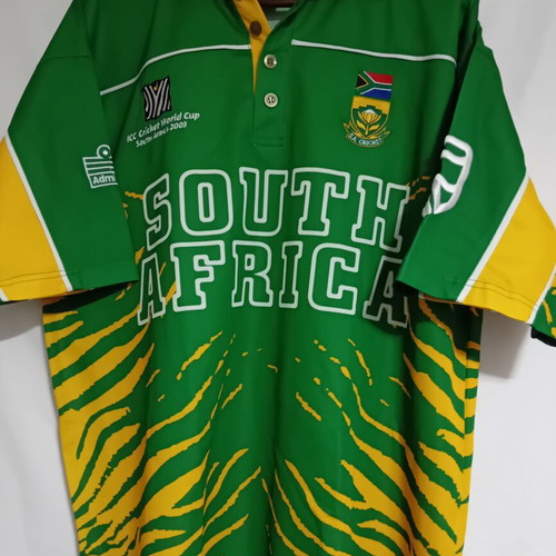 South Africa Cricket 2003 World Cup Admiral Official Jersey new authentic XL
