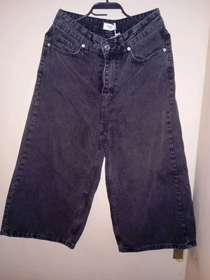 Μακριά τζιν Black Fashion νέα, μέγεθος 36, μαύρο denim