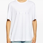 T-Shirt κοντομάνικη μπλούζα Helmut Lang logo λευκή μέγεθος Large καινούργιο