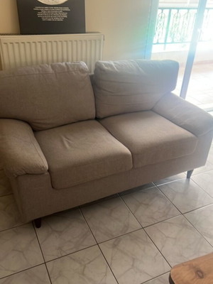 JYSK Gedved 2-seater and 3-seater sofa set, light grey