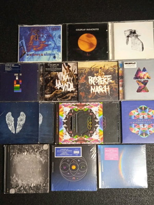 Coldplay cd δισκογραφία μεταχειρισμένη, πλήρης συλλογή στούντιο άλμπουμ