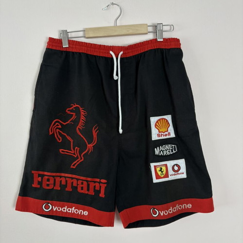 Scuderia Ferrari shorts used, retro 1996 season, size L