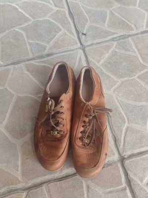 Pantaures shoes size 41 used, beige and brown