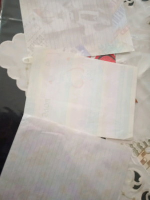 Correspondence like new without envelope