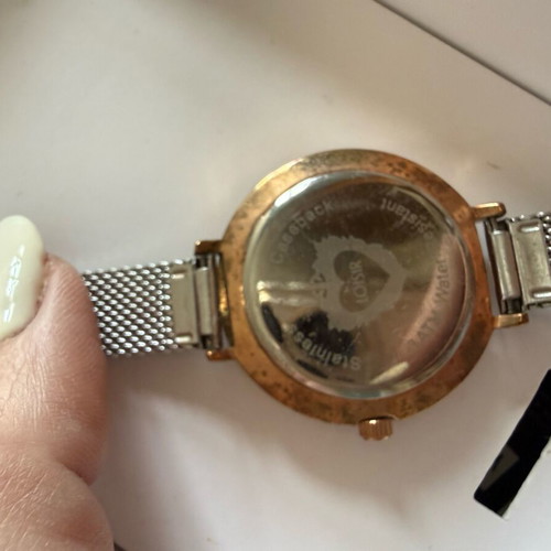 Loisir women's watch like new, silver with stones