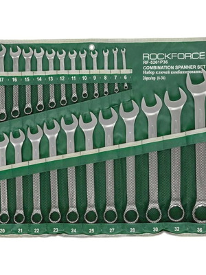 RockForce star spanners 6-36 mm new set of 26 pieces