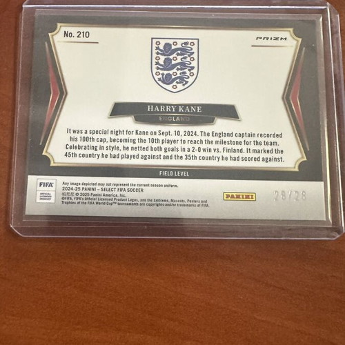 Panini 24-25 Select Harry Kane card /28