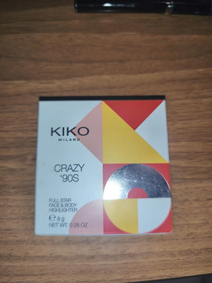 Kiko Milano Holiday Premiere and Cragy 90s Highlighter new, full star face and body