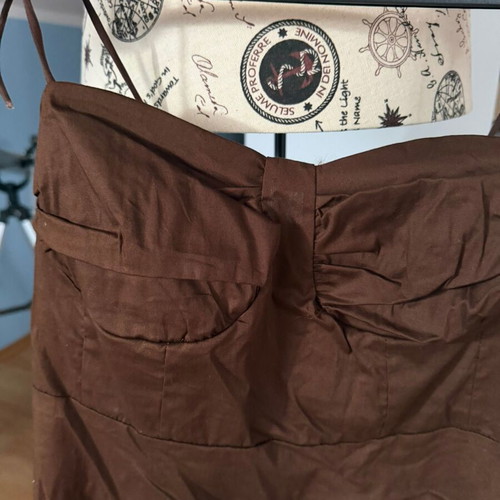 Brown dress new, size S